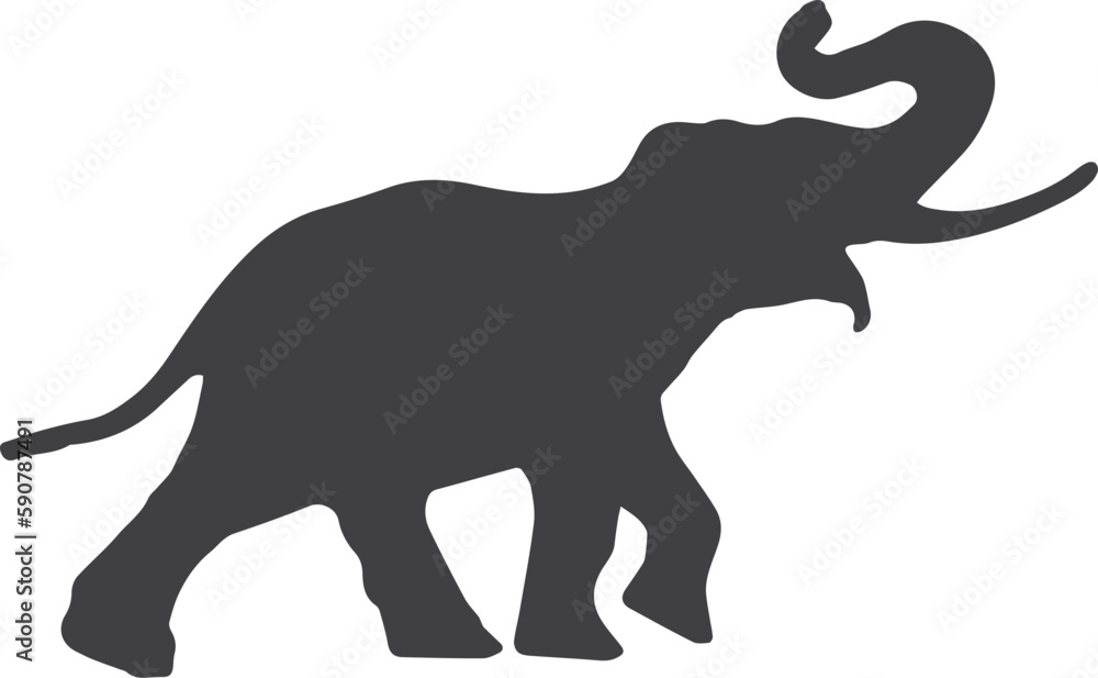 vector colorful elephant animal illustrations