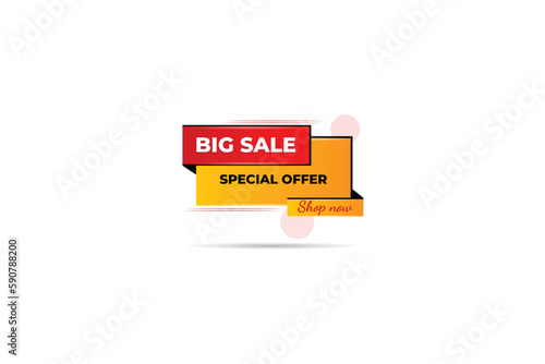 Abstract colorful big sale banner template © ASIA