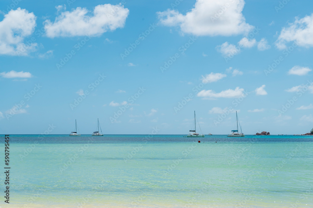 Seychelles beaches offer a range of benefits and attractions that make them a desirable destination for many travelers. beautiful palm trees, beach and sea Seychelles beaches offer a range of benefits and attractions that make them a desirable destination for many travelers. beautiful palm trees, beach and sea