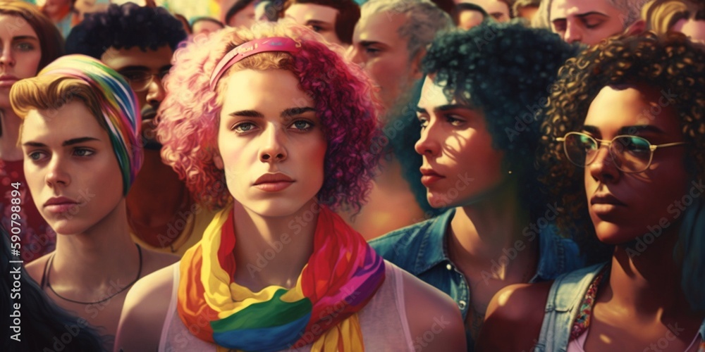 gay pride, lgbt rights. Generative AI gay pride, lgbt rights. Generative AI