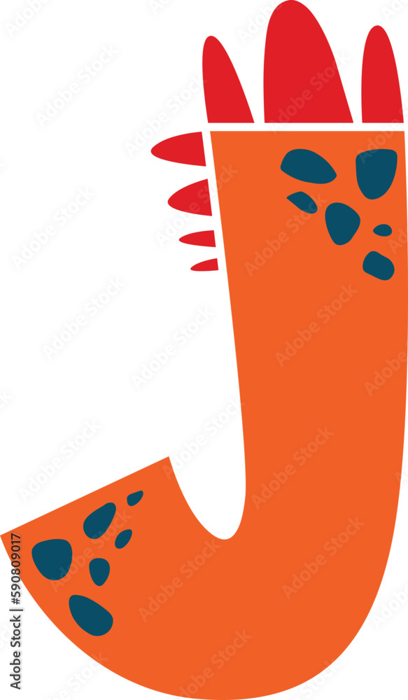 Dino Font Cute Alphabet Dinosaur Uppercase j Dino Font Cute Alphabet Dinosaur Uppercase j