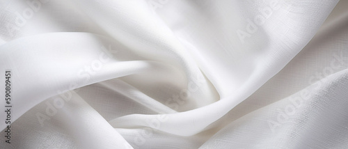 white fabric texture. Generative AI