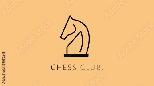 Chess minimal professional logo design