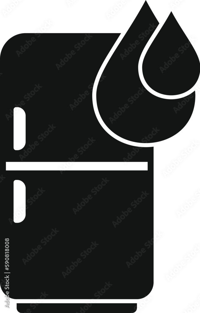 Fridge work icon simple vector. Repair service. Home appliance Fridge work icon simple vector. Repair service. Home appliance