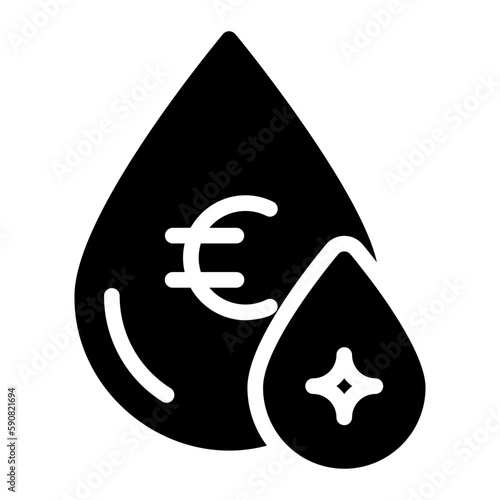 liquidity glyph icon