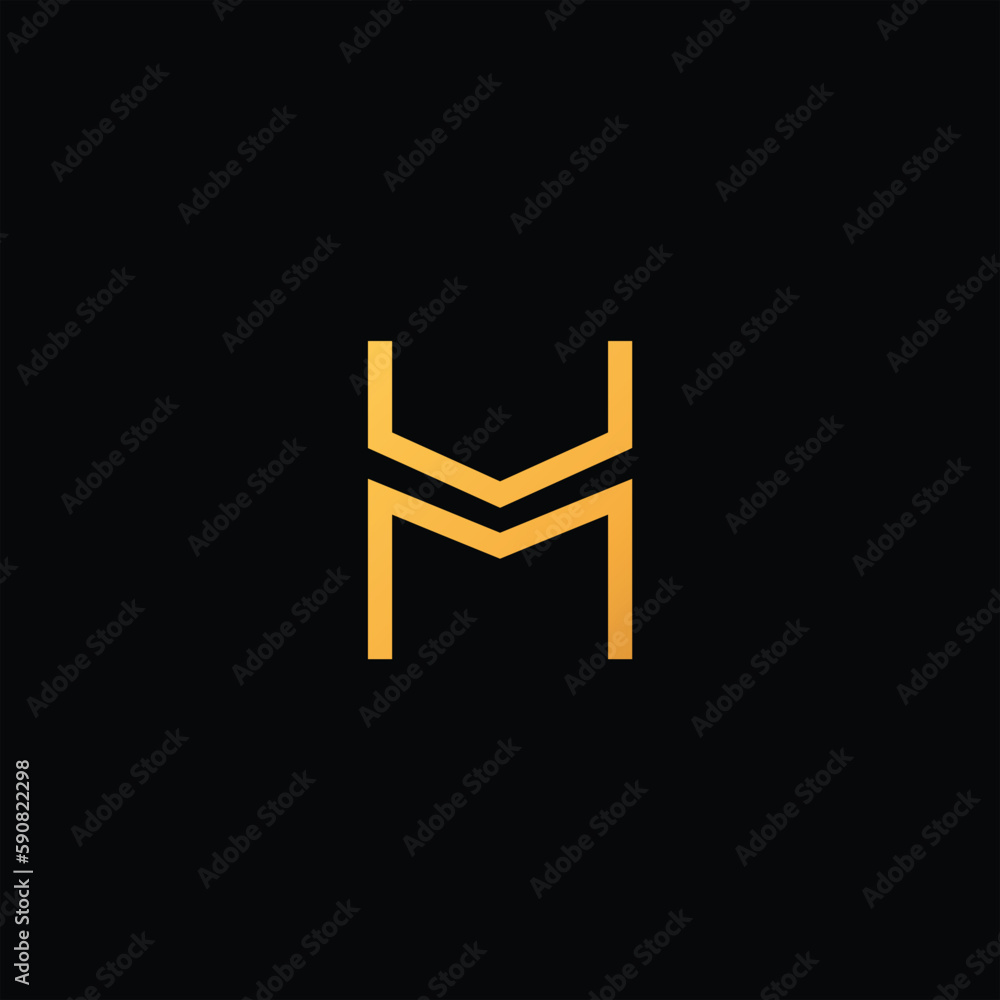 letter h logo design icon line art letter h logo design icon line art