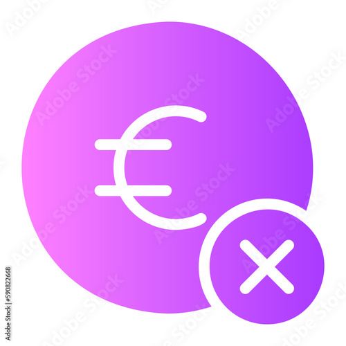 not accepted gradient icon