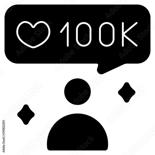 follower solid icon