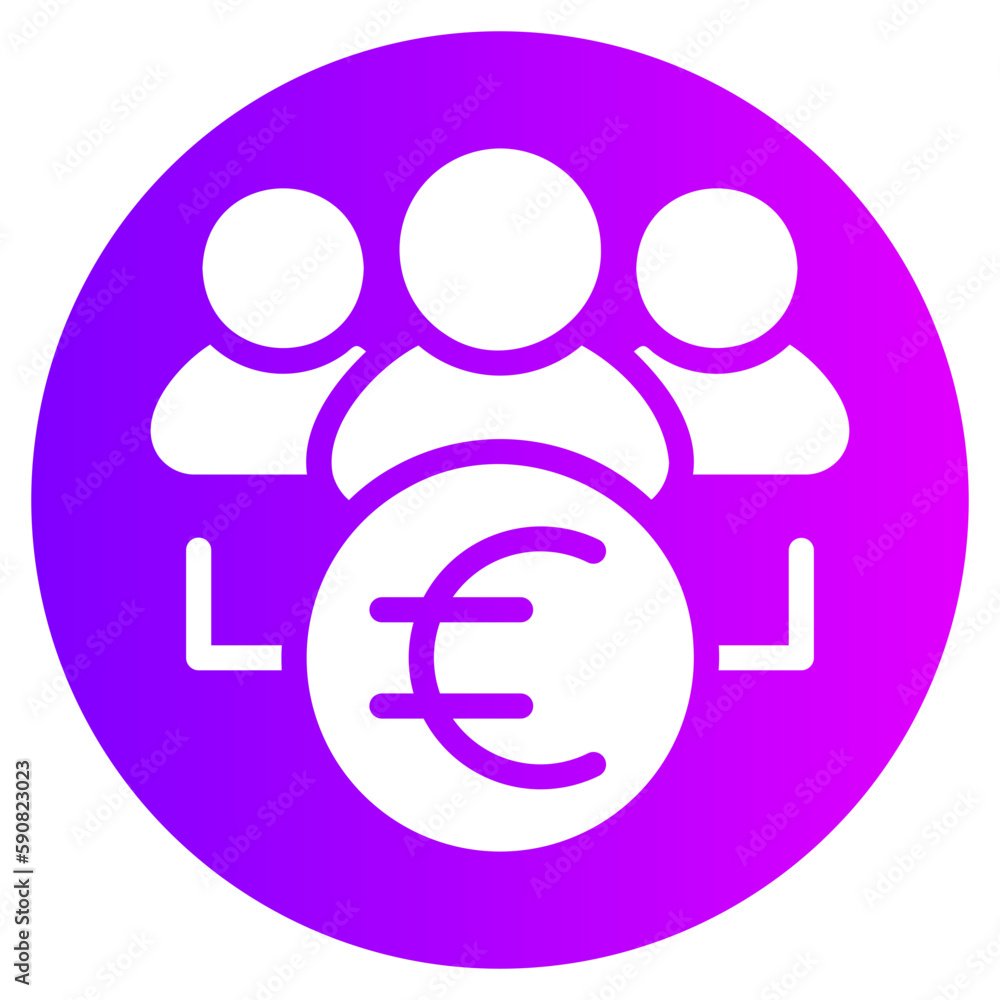 mutual fund gradient icon