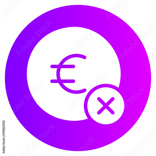not accepted gradient icon