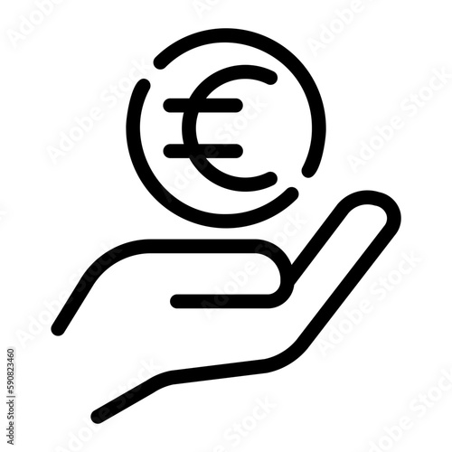 euro line icon