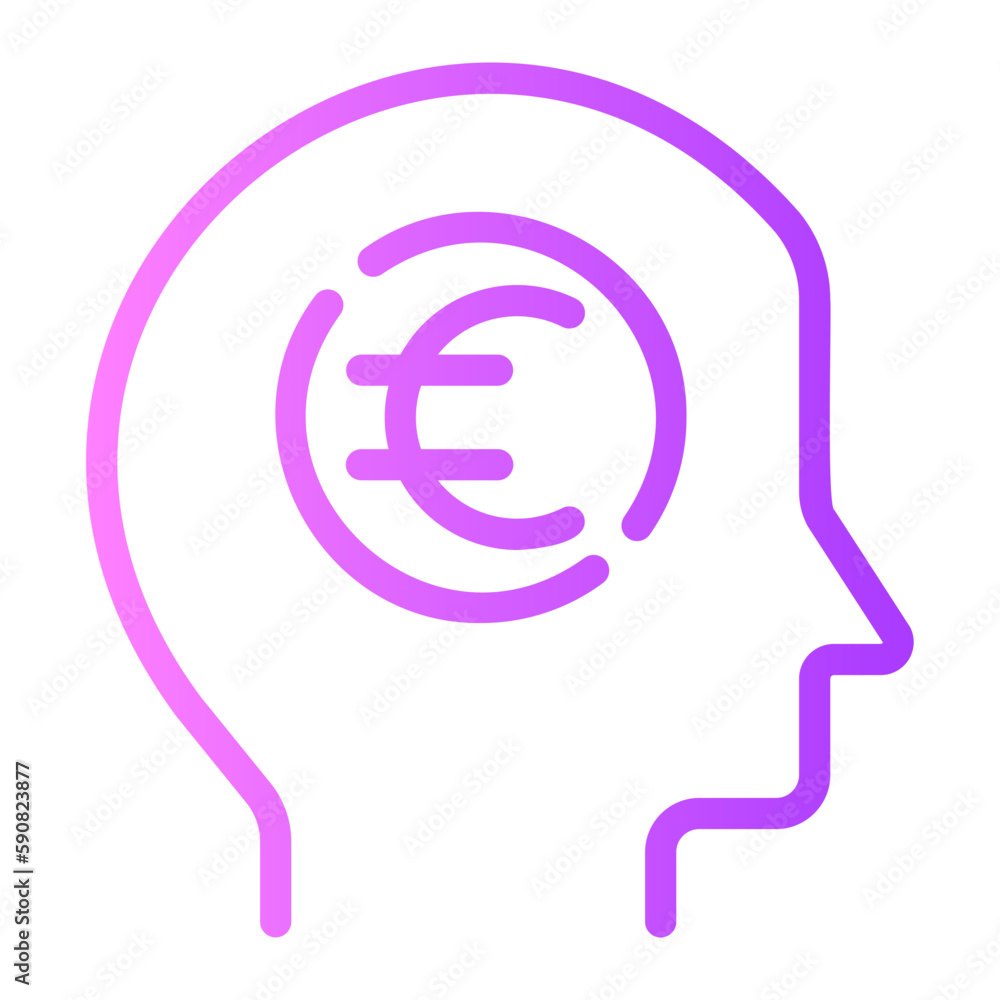 mindset gradient icon mindset gradient icon