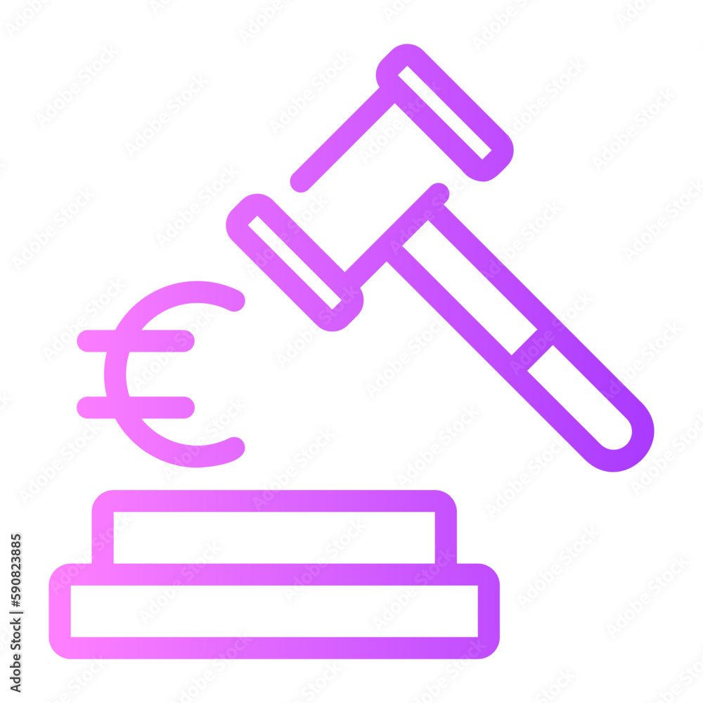 judgment gradient icon judgment gradient icon