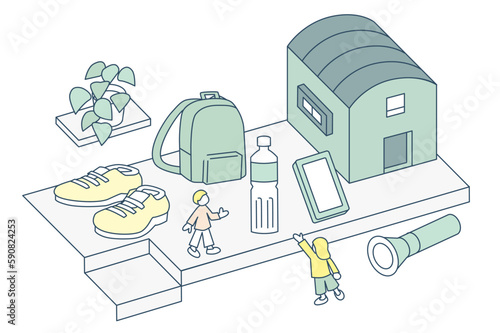 Thinking about disaster prevention in your daily life.