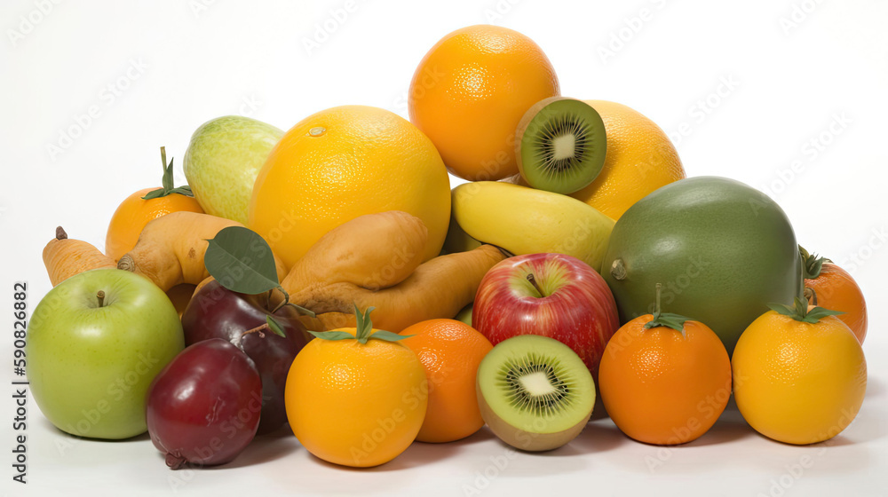 Various elements representing good health and wellness Various elements representing good health and wellness