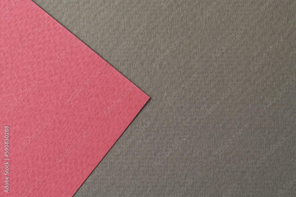 Rough kraft paper background, paper texture gray red colors. Mockup with copy space for text Rough kraft paper background, paper texture gray red colors. Mockup with copy space for text