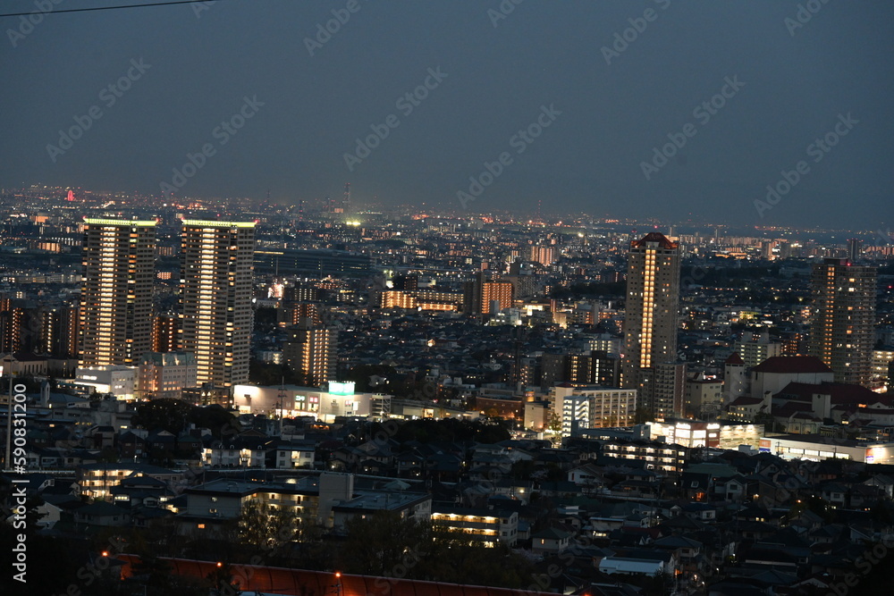 Obraz premium 宝塚の夜景