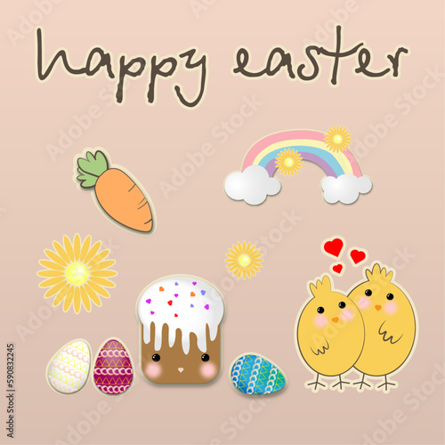 Easter stickers