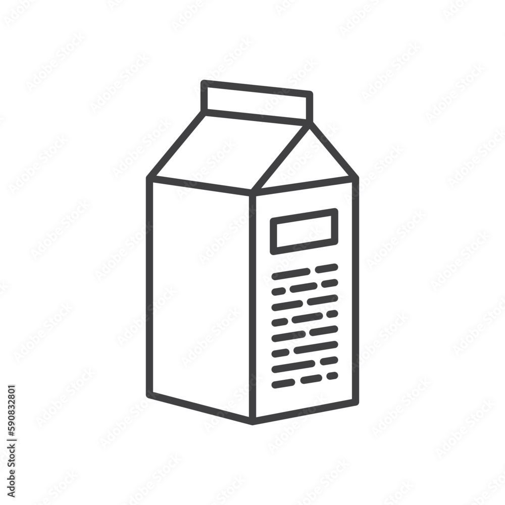 Milk product package flat sign design. Milk package vector icon. Milk symbol pictogram. UX UI icon Milk product package flat sign design. Milk package vector icon. Milk symbol pictogram. UX UI icon