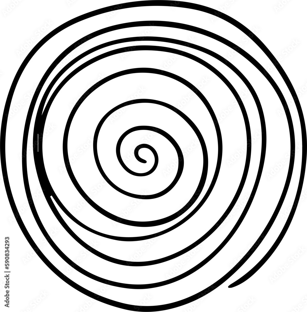 Hand Drawn Circle Line Vector Hand Drawn Circle Line Vector