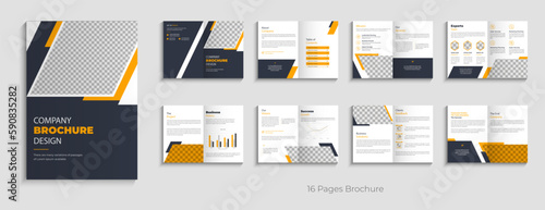 Company profile business brochure design corporate professional brochure template design layout
