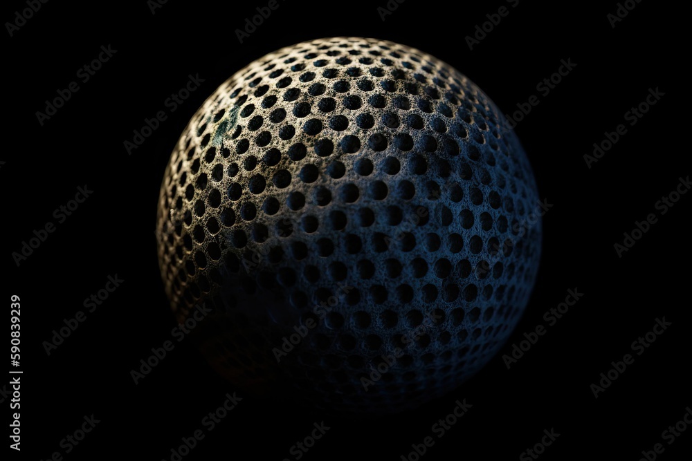Golf Ball World Design Background Illustration Generative AI Golf Ball World Design Background Illustration Generative AI