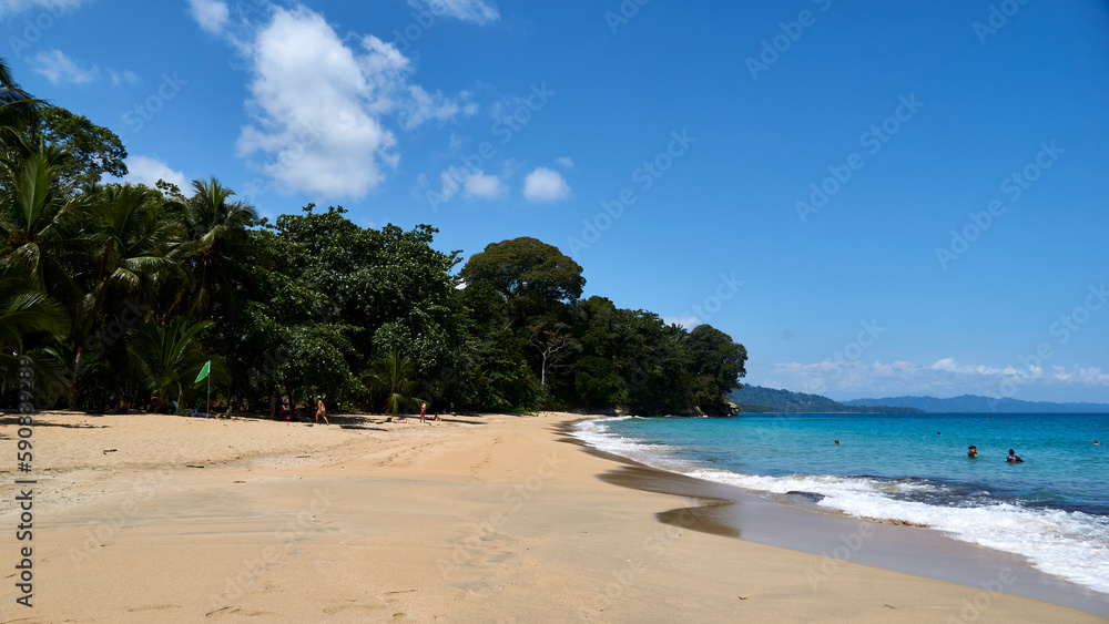 caribbean beach near puerto viejo costa rica