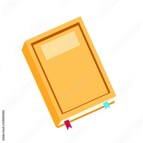 book with cover illustration