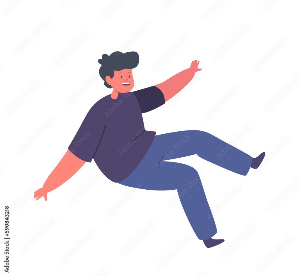 Happy Kid Jumping With Glee, Showing Carefree Spirit And Boundless Energy. Outdoor Activities, Summer Camps Happy Kid Jumping With Glee, Showing Carefree Spirit And Boundless Energy. Outdoor Activities, Summer Camps