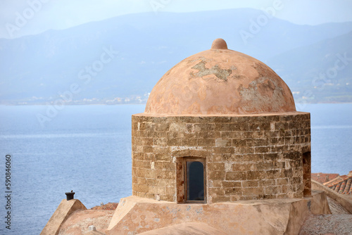 Monemvasia (Peloponnese, Greece) - The Church Agios Nikolaos built in the 18th century by the Venetians.