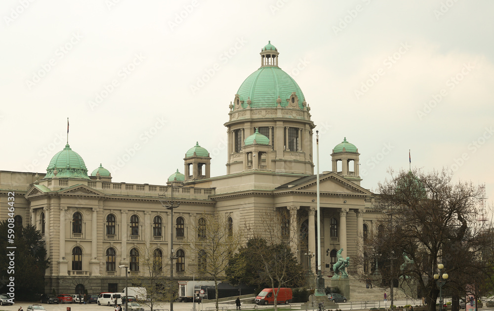 House of parliament in Belgrade 
