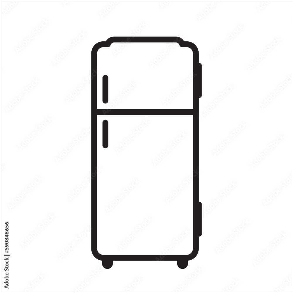 Refrigerator vector icon. Frig flat sign design. Freezer symbol pictogram. Frig icon. Refrigerator sign. UX UI icon Refrigerator vector icon. Frig flat sign design. Freezer symbol pictogram. Frig icon. Refrigerator sign. UX UI icon