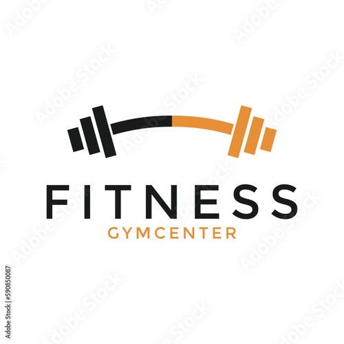 Creative and professional fitness studio for gym, fitness, and sport logo design vector editable on white background