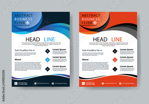 Modern flyer design for your business