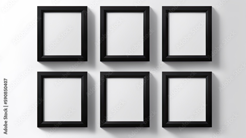 Picture frame mockup. Genertative AI Picture frame mockup. Genertative AI