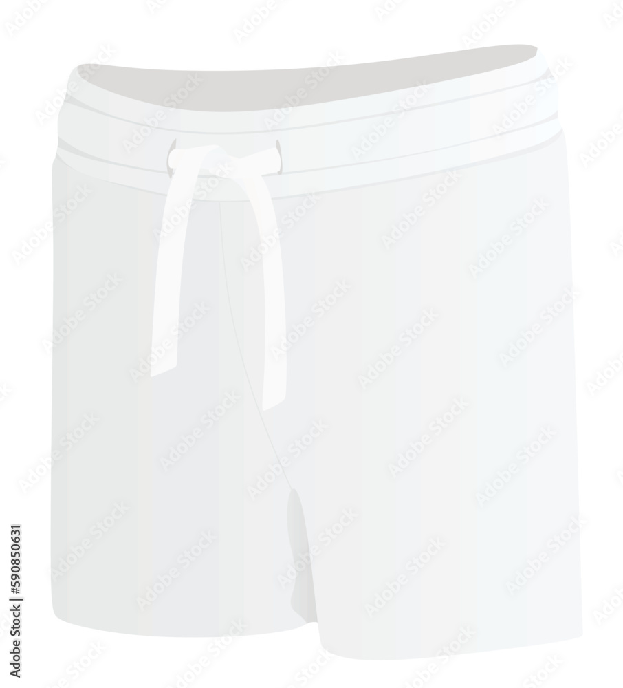 White male shorts. vector illustration White male shorts. vector illustration