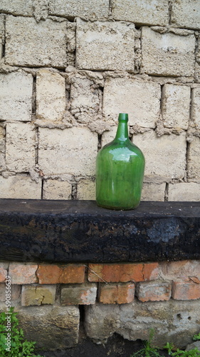 country street decon, bottle vase, comfort and minimalism photo