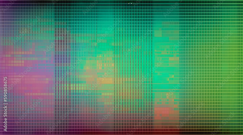 Geometric dark green abstract background. Modern design. Generative AI