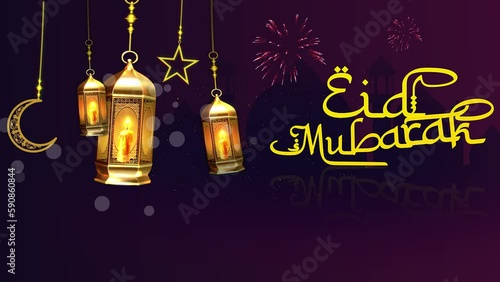 Eid Mubarak, Eid Mubarak Video, Eid Mubarak Intro, Eid Background, Eid greetings, Eid Mubarak celebration, Eid Festival,Eid happy, eid mubarak video,freestock video hd photo