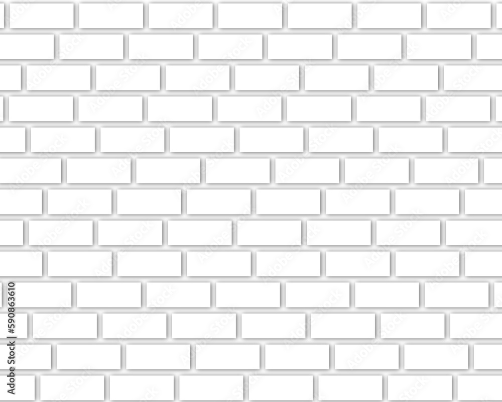 White Brick Wall Textured Background White Brick Wall Textured Background