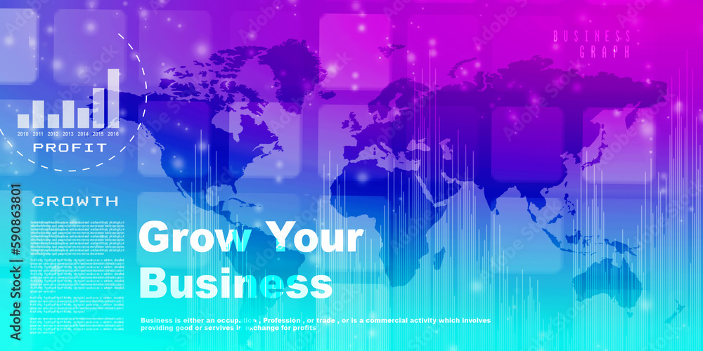 2D Digital Abstract Business Networking background 2D Digital Abstract Business Networking background