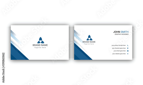 Modern and Creative Business Card Template - Professional Name Card,Free vector elegant business card