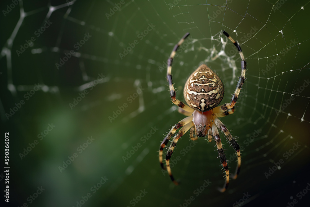 Capturing the Intricate Beauty of a Jumping Spider and Its Web Capturing the Intricate Beauty of a Jumping Spider and Its Web