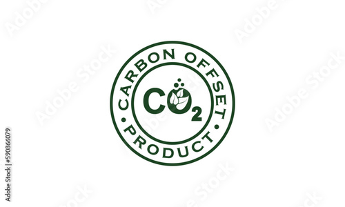 Carbon offset product icon 