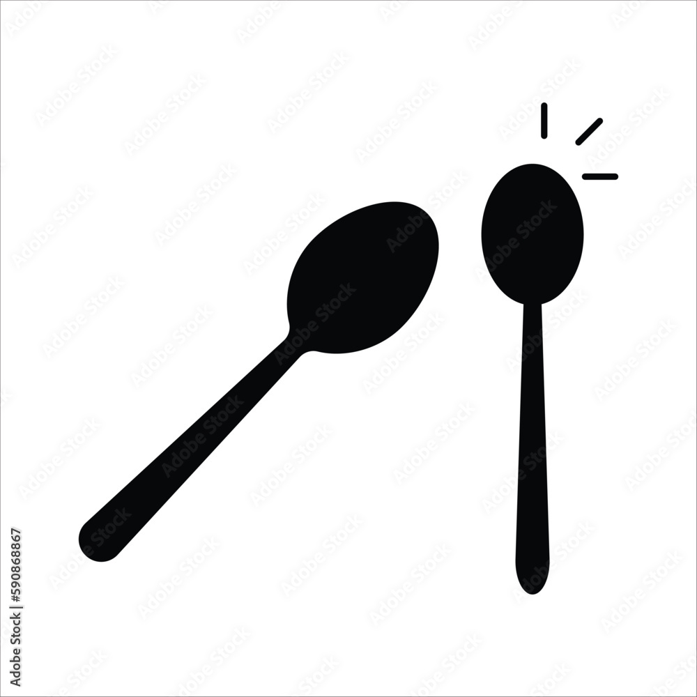Spoon vector icon. Spoon flat sign design. Spoon symbol pictogram. UX UI icon Spoon vector icon. Spoon flat sign design. Spoon symbol pictogram. UX UI icon