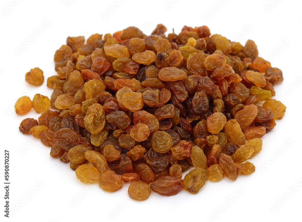 Bunch of dried raisins. Bunch of dried raisins.