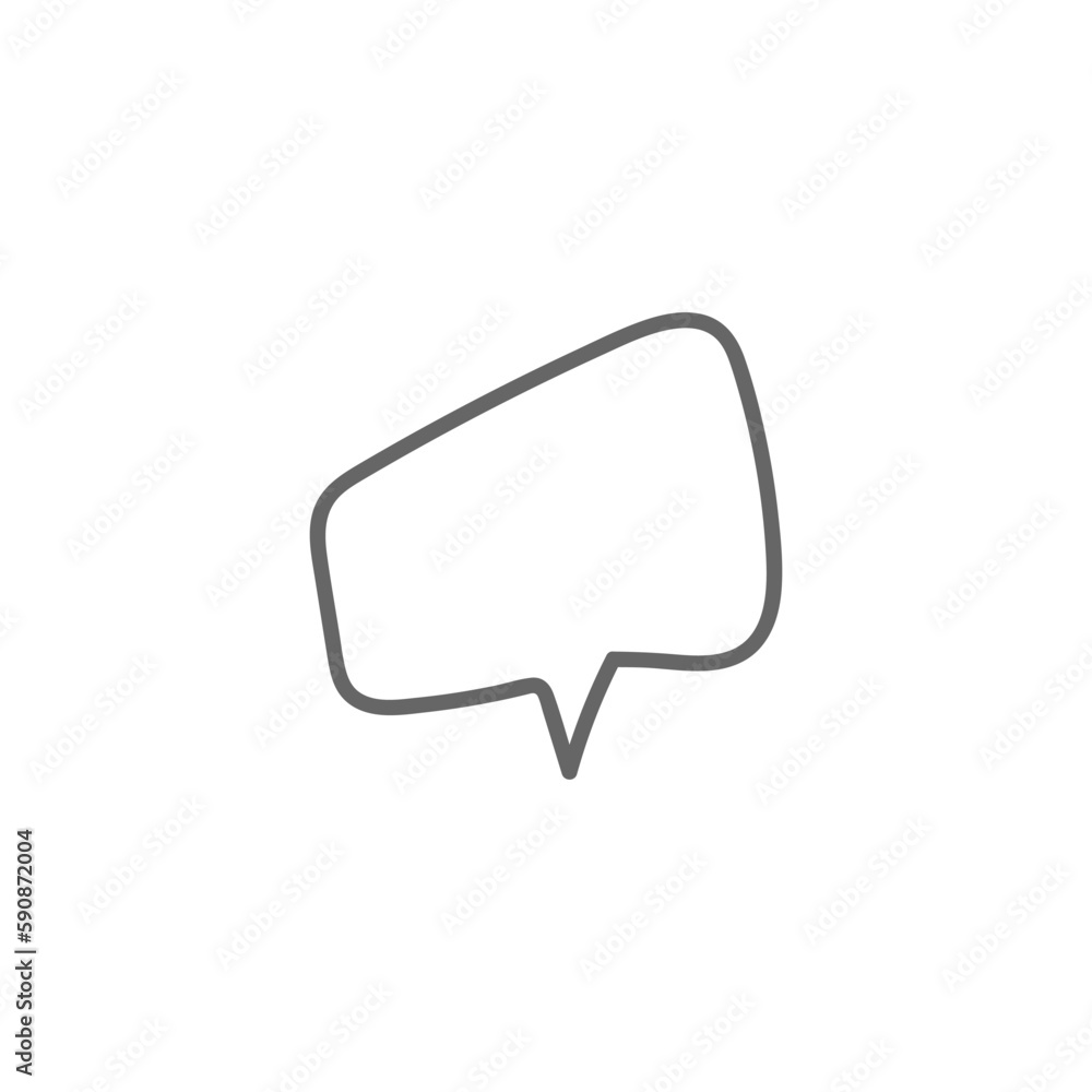 Fototapeta premium chat bubble and conversation icon