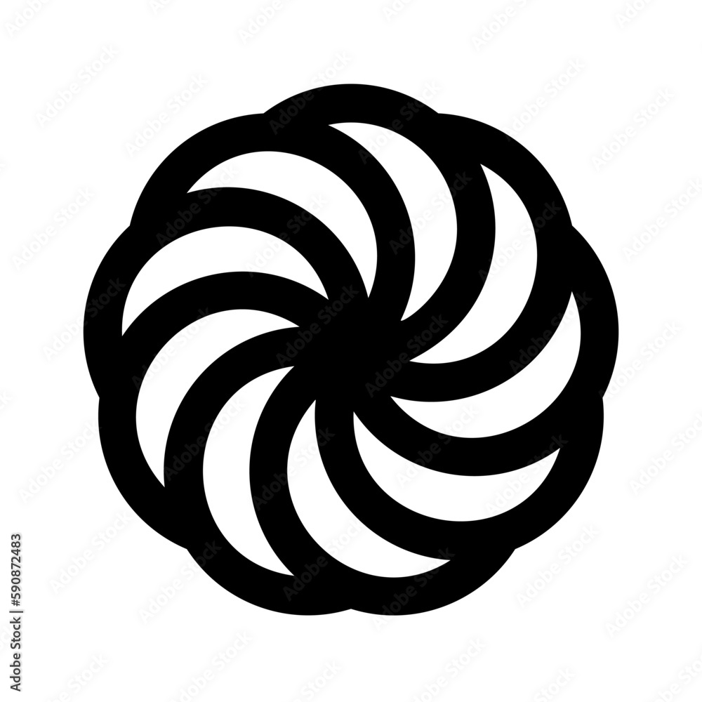 Set of decorative circle coaster for laser cutting. Round abstract geometric coaster card. Laser cut design. Vector illustration