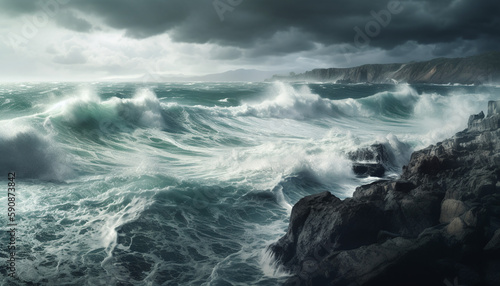 storm on the sea © Gunes