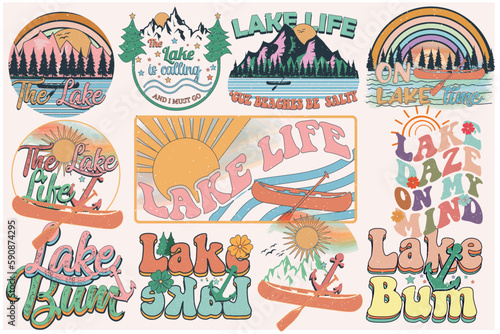 Lake Quote Sublimation Bundle Design